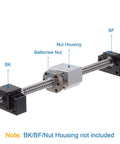 SFU1204 Ball Screw Kit 150mm with Anti Backlash Ball Nut, Standard End Machining for BK BF12, CNC bearing steel part