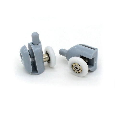 23mm Shower Door Rollers Set of 8 Single Replacement Runners with 4 Upper and 4 Bottom Wheels for Bathroom Glass Doors