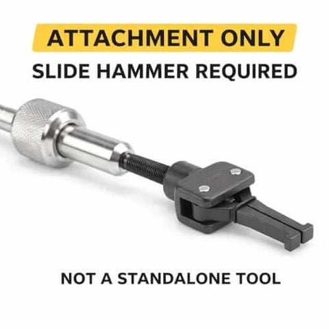 Pilot Bearing Puller Attachment For Slide Hammer with 2-Jaw Puller, fits 5/8 x 18, 3/4 x 16 threads, OEMTOOLS 27033 compatible