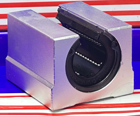SME25UUOP 25mm CNC Bushing Bearing Open Block Linear Motion for SBR Rails, aluminum pillow block for linear motion setups.
