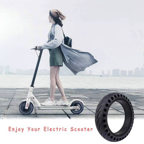 Solid Tires 8.5 Inches Electric Scooter Wheels Replacement Tire 8-1/2'' Front or Rear Honeycomb Tires for Mijia M365, Gotrax GXL V2