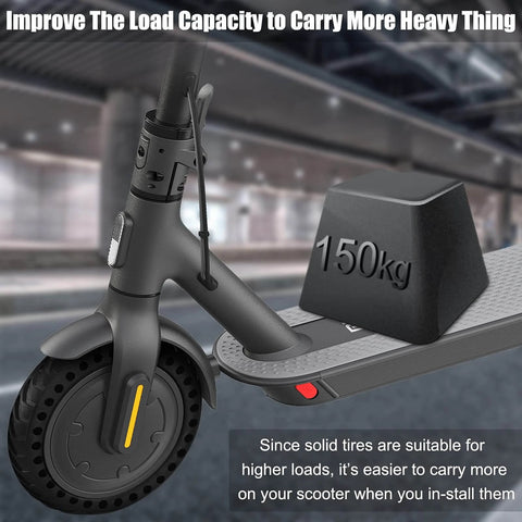 Solid Tire for m365 Electric Scooter Mijia Mi m365 pro/gotrax gxl V2/gotrax XR, supporting 150kg load, close-up view