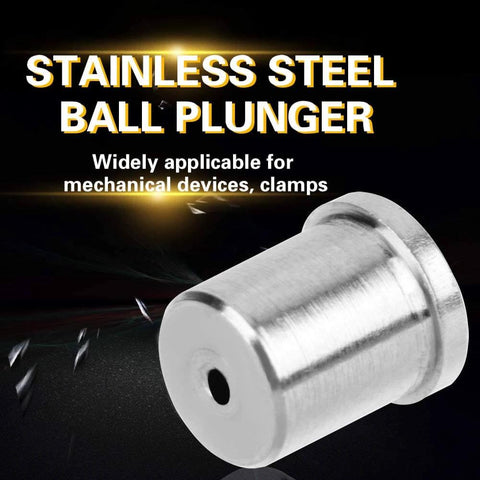 20 pcs 304 stainless steel ball plungers precision positioning screws with smooth spring ball action for clamps and devices