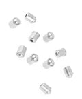 10pcs Stainless Steel Ball Plunger Set, Spring Loaded Detent Ball Inserts, M6 Tool Kit, scattered view on white background