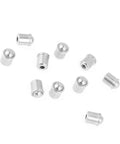 304 Stainless Steel Push Fit Ball Spring Plunger Set, 6x7mm Precision Ball Detent Plungers, 10pcs for Mechanical Devices