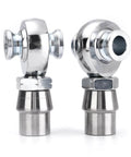 3/4 inch Heim joint rod end kit, chromoly panhard rod ends with left and right hand thread, close-up view