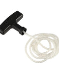 Three Piece Universal Generator Starter Handle Pull Rope Set Without Cover Durable Plastic And Polyester Construction.