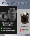 Product comparison of Upgraded Front/Rear Wheel Bearing Install and Removal Press Tool Kit, high carbon steel vs soft metals