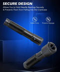 Secure design of Wheel Bearing Puller Tool Kit Compatible with Harley Davidson Motorcycles showing needle bearing holders