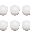 6 Pcs White Nylon Universal Ball Transfer Bearings Mini Roller Ball Units for Tables Conveyors Furniture with Smooth 360 Degree Movement