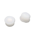 Close-up of 6 Pcs White Nylon Universal Ball Transfer Bearings Mini Roller Ball Units for Tables Conveyors Furniture with Smooth 360 Degree Movement