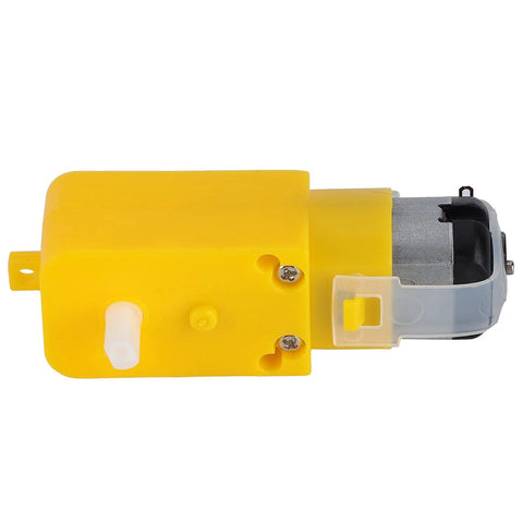 Yellow TT geared motor for Mecanum wheel DIY projects