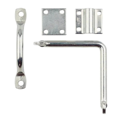 Door And Gate Latch For Left Or Right Hand Swinging Doors Sliding Doors And Gates Cam Action Eliminates Rattle Padlockable For Extra Security Zinc Plated Hot Rolled Steel Construction Perfect For Stalls Barns And Livestock Enclosures components